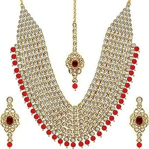 Aheli Wedding Collection Indian Traditional Kundan Multi Layered Ethnic Designer